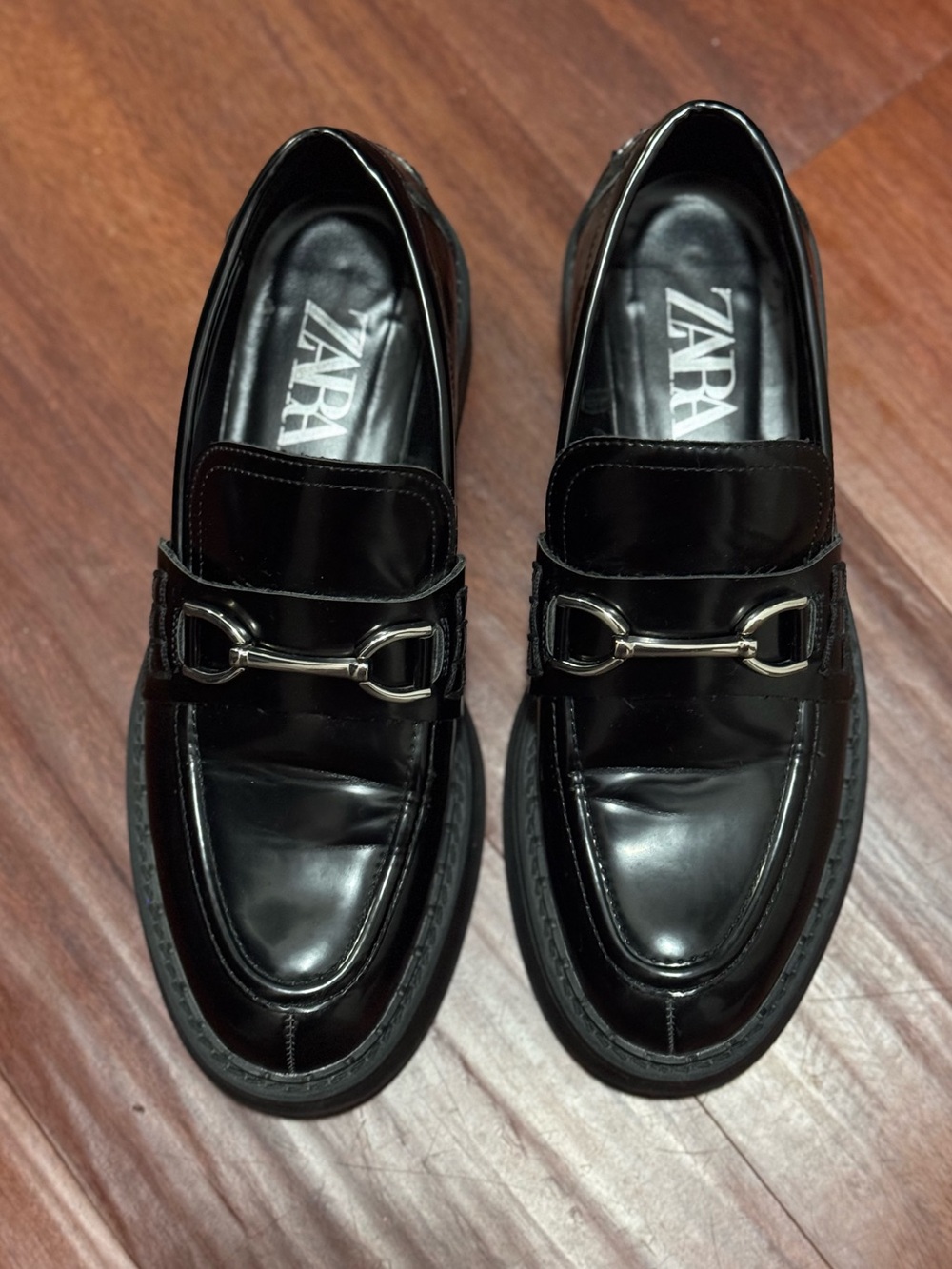 Zara Black Loafers